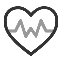 latido del corazón icono
