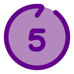5 segundos icono