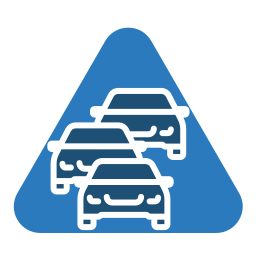 congestión icono