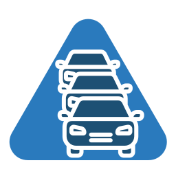 congestión icono