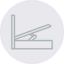 cama otomana icono