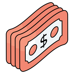 billete de banco icono