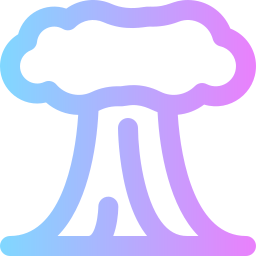 explosion nucléaire Icône