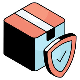 seguridad de los paquetes icono