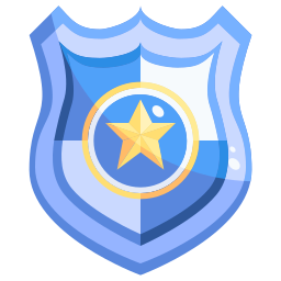Police badge Ícone