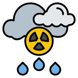 lluvia ácida icono