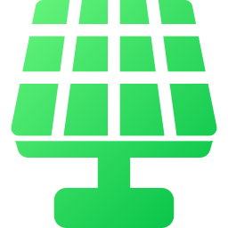 panel solar icono