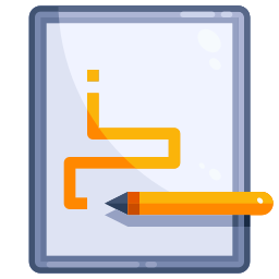 Graphic tablet icono