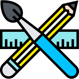 Graphic tools icon