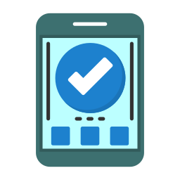 marca de verificación icono