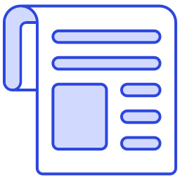 hoja informativa icono
