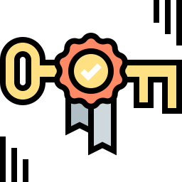 Public key certificate icon