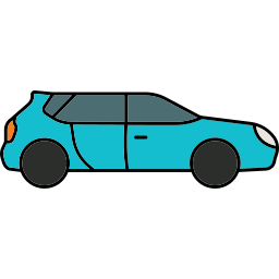 Electric car icon