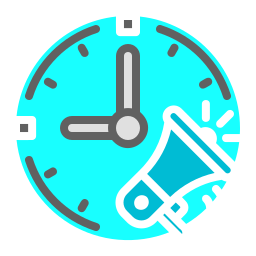 Time for business icon