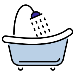 bañera icono