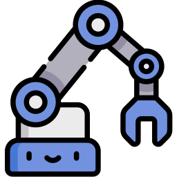 Robotic arm icono