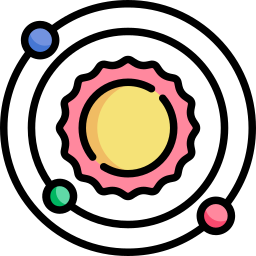 système solaire Icône