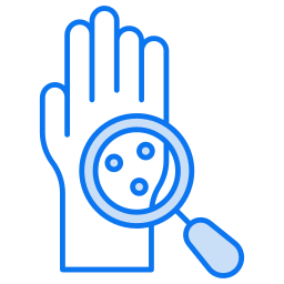 dermatología icono