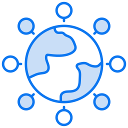 redes globales icono