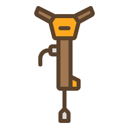 Hydraulic breaker icon