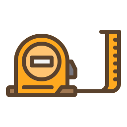 Measuring tape icon