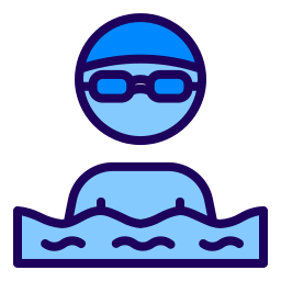 nuotatore icona