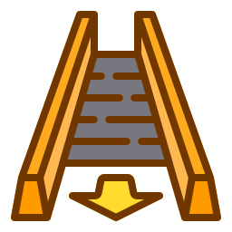 Conveyor hazard icon