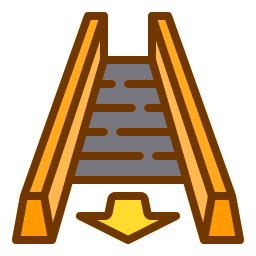 Conveyor hazard Ícone