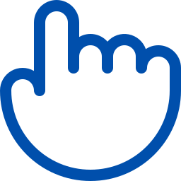 Hand pointer Ícone