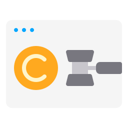 digitaal auteursrecht icoon