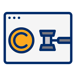 copyright digital icono