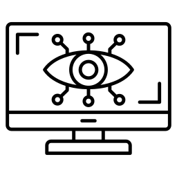 visión por computadora icono
