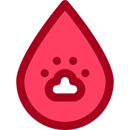 Animal blood icon