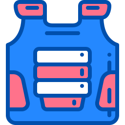 Bulletproof vest icon