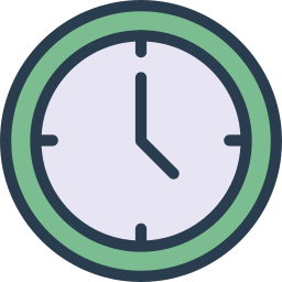 Circular clock icon