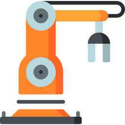 Robotic arm icono