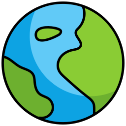 planeta tierra icono
