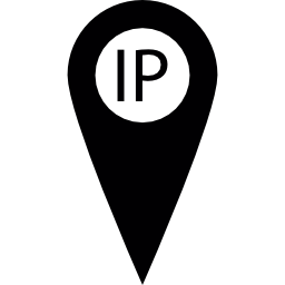 localizador de ponto de endereço ip Ícone