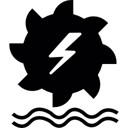 wasserkrafterzeugung icon