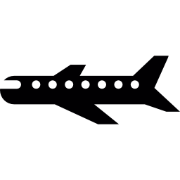vuelo comercial icono