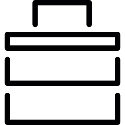 Square lock icon