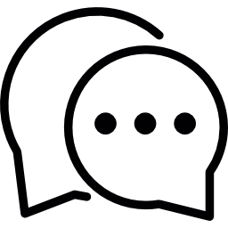 globos de diálogo de diálogo icono