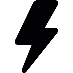 simbolo della corrente elettrica icona