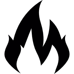 fiamme di fuoco icona