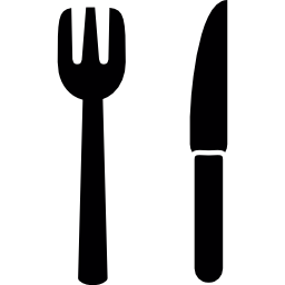 tenedor y cuchillo icono