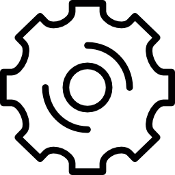 configuración gear icono