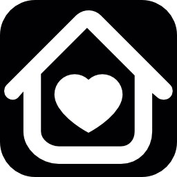liefdes huis icoon