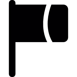 bandiera con striscia icona