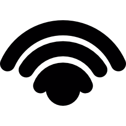 símbolo de señal wifi icono
