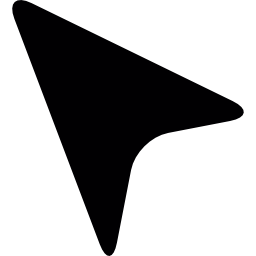 Black pointer icon